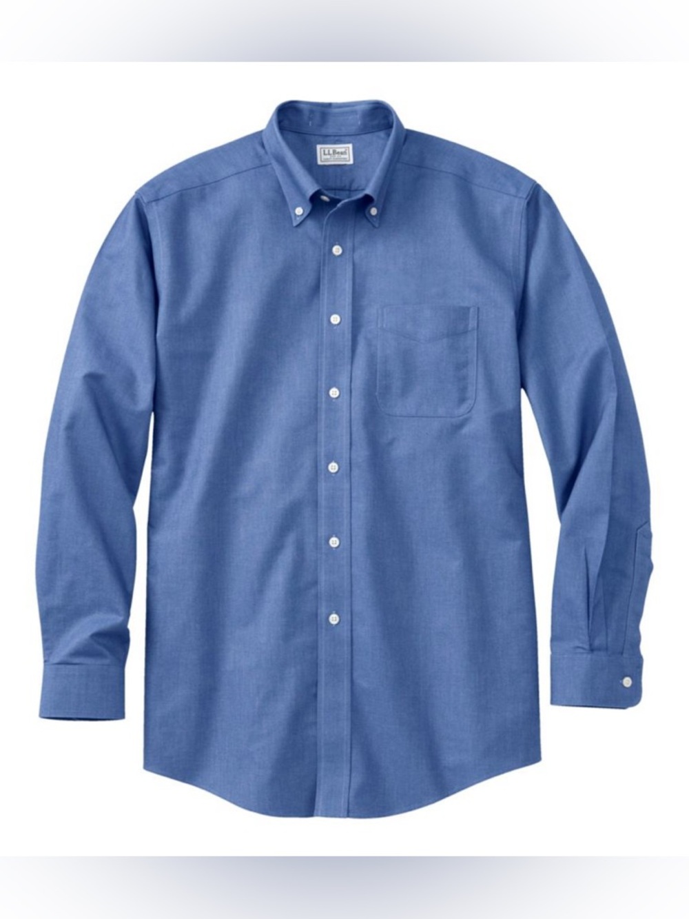 L.L. Bean Men’s Wrinkle-Free Classic Oxford  Button Up Shirt | Size XL